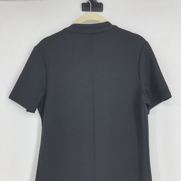 NWT Le Chateau Black V-Neck Shift mini Dress Chest Pocket size S - Picture 12 of 14